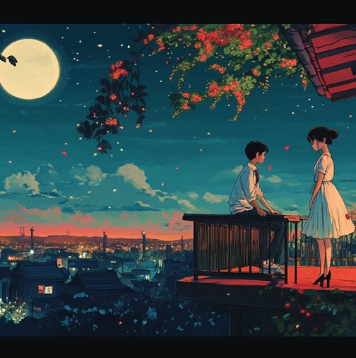 달빛 아래 작품